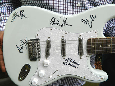 Alabama Shakes Autographed Guitar