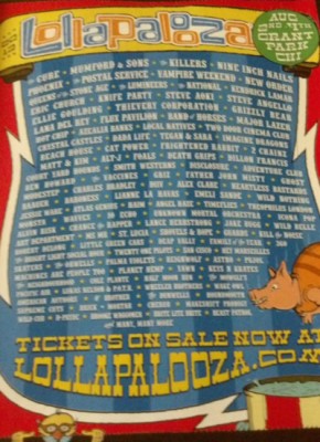 Lollapalooza Leaked Lineup Poster
