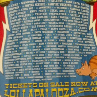 Lollapalooza Leaked Lineup Poster