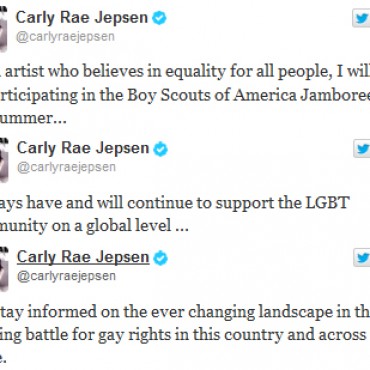 Carly Rae Jepsen Gay Rights Twitter