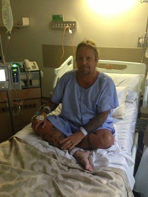 Motley Crue Vince Neil Hospital Bed