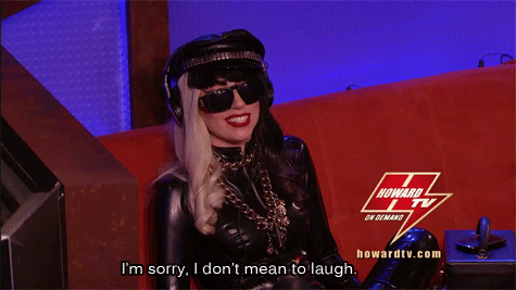 Limp Bizkit Lady Gaga Laughing Gif