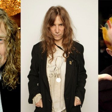 Robert Plant Patti Smith Johnny Rotten