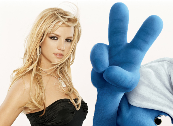 Britney Spears Smurfs 2 Wallpaper