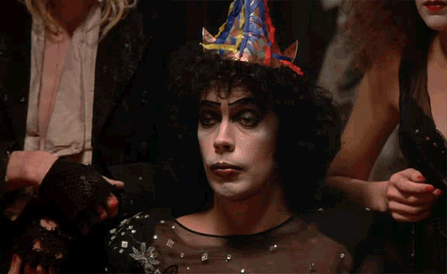 Rocky Horror Picture Show Bored Gif