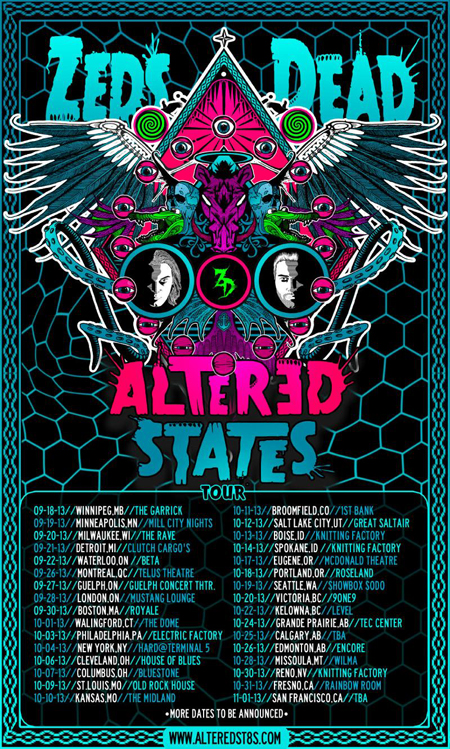 Zeds Dead Altered States US Tour